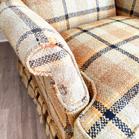 Vintage Plaid Chair