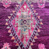 Large Purple Berber Moroccan Rug 6'11" x 9'10"