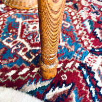 Vintage Wood Side Table with Removable Legs