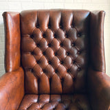 Pair of Vintage Wingback Chairs