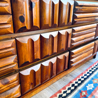 Vintage Brutalist Style Dresser