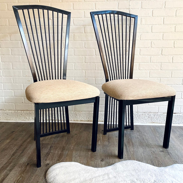 Pair of Italian Inspired Costantini Pietro Dining Chairs