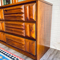 Vintage Brutalist Style Dresser