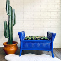 Upcycled Pier One Bamboo Bench