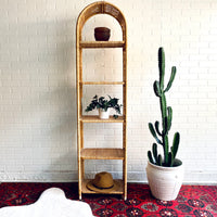 Boho Wicker Shelf