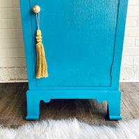 Upcycled Antique Tall Nightstand