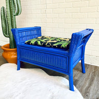 Upcycled Pier One Bamboo Bench