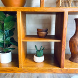 Vintage Oak Shelf Unit