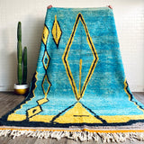 Blue Berber Moroccan Rug 6’7”x9’10”