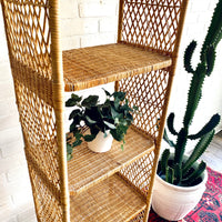 Boho Wicker Shelf