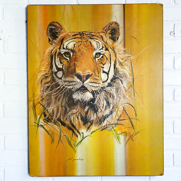 abstract tiger art