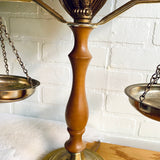 Vintage Americana Eagle & Scale Lamp