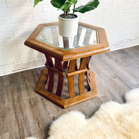 Palm Beach Regency Side Table & Chair