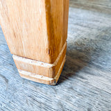 Teal and Pink Oak Tiled Coffee Table