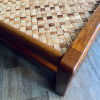 Woven Bamboo Vintage Coffeetable