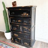 Rustic Tall Dresser