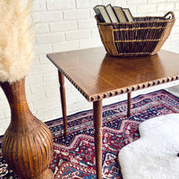 Vintage Wood Side Table with Removable Legs