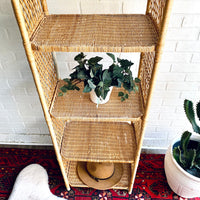 Boho Wicker Shelf