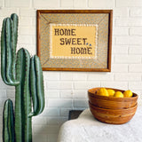 Home Sweet Home Embroidery Art